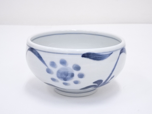 作家物　染付茶碗